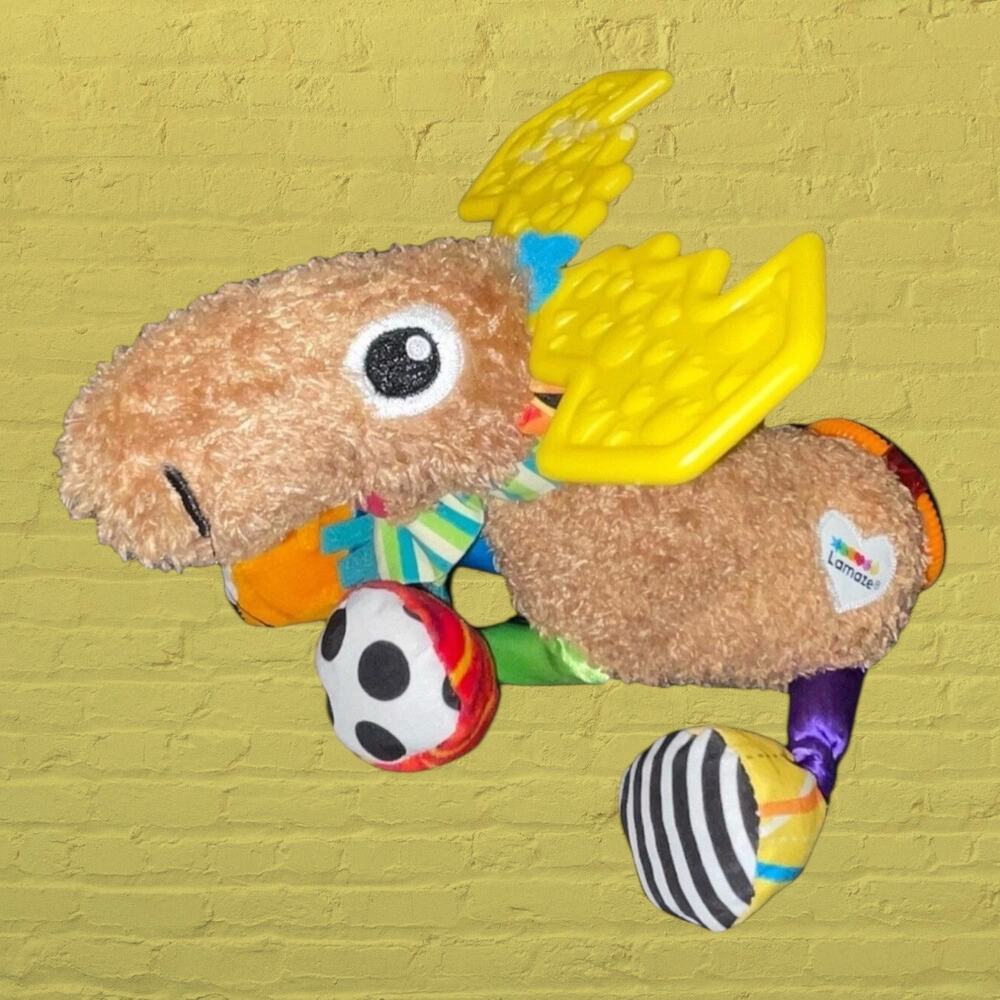 Lamaze Mortimer the Moose Clip On Plush Baby Toy Sensory Developmental Infant 9"